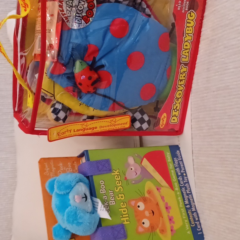 (NWT) Children Early Learning activity toy/book by Soft Play & School Zone